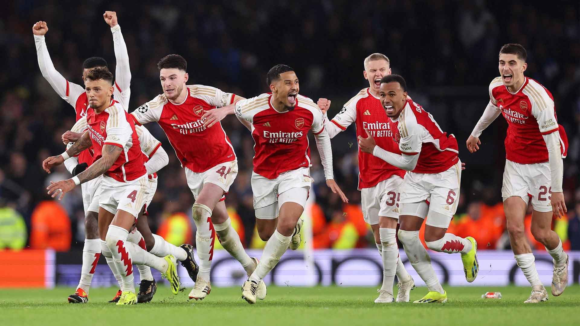 Martinelli dan Saka Pastikan Kemenangan 2-1 Arsenal atas Aston Villa